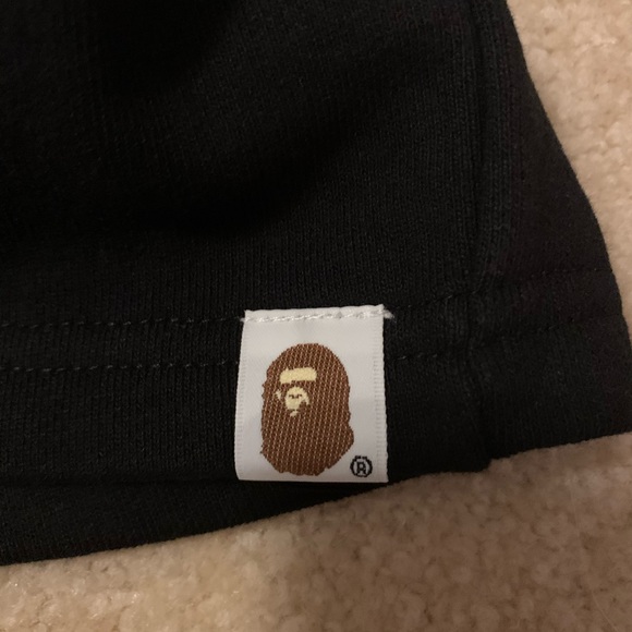 Bape / A Bathing Ape Black Shark Shorts - Picture 7 of 7